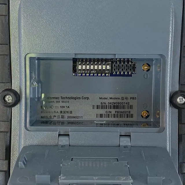 Alt view image 5 of 7 - Intermec PB3 Direct Thermal Portable Barcode Printer Serial Bluetooth PB3A021E