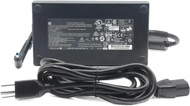 Alt view image 4 of 6 - HP AC DC Adapter for Pavilion Gaming 17-cd1006np 17-cd1085nf w/Cord  Genuine 200W