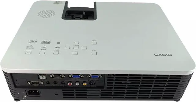 Alt view image 5 of 7 - Casio XJ-H2600 DLP Projector Laser/LED Hybrid 3500 Lumens HDMI with Accessories Bundle
