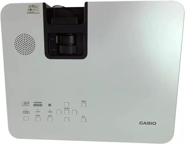 Alt view image 6 of 7 - Casio XJ-H2600 DLP Projector Laser/LED Hybrid 3500 Lumens HDMI with Accessories Bundle
