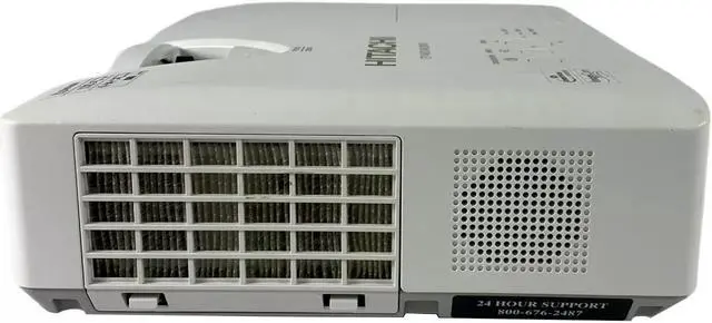 Alt view image 4 of 6 - HITACHI CP-WX3042WN 3LCD Projector Conference Room 3000 ANSI HDMI 1080p  with Accessories Bundle