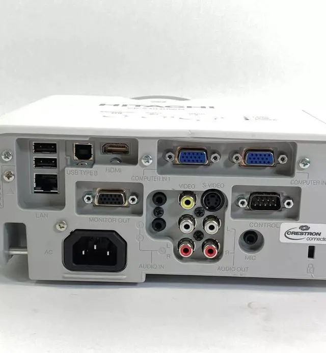 Alt view image 5 of 7 - Hitachi CP-X3030WN 3LCD Projector 3200 ANSI Professional 1080p HDMI with Accessories Bundle