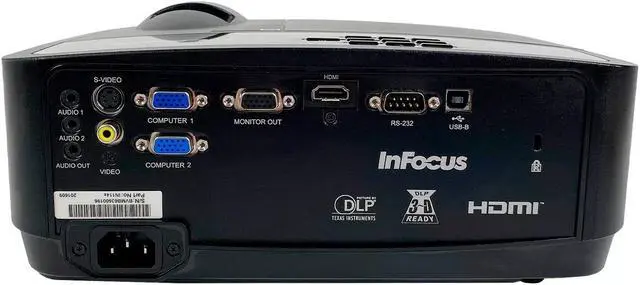 Alt view image 2 of 7 - InFocus IN114x DLP Projector 3200 Lumens XGA Full HD 1080p PC 3D Ready HDMI USB with Accessories Bundle