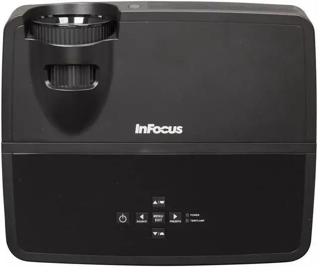 Alt view image 4 of 4 - InFocus IN124 DLP Projector Portable HD 1080p 3D 3200 Lumens  with Accessories Bundle
