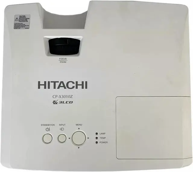 Alt view image 5 of 6 - Hitachi CP-X3010Z 3LCD Projector Cinema 3000 Lumens 1080p HDMI-adapter with Accessories Bundle