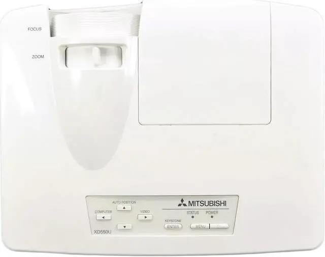Alt view image 4 of 5 - Mitsubishi XD550U DLP Projector Refurbished 3000 Lumens HDMI 1080p with Accessories Bundle