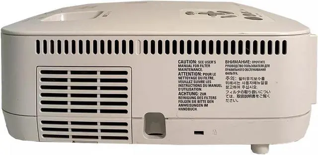 Alt view image 3 of 6 - NEC NP410 - 3LCD Projector 2600 ANSI HD 1080i HDMI-adapter with Accessories Bundle