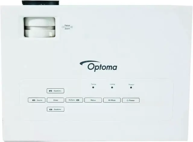 Alt view image 4 of 4 - Optoma EX530 DLP Projector 2600 ANSI HDMI-adapter HD 1080i with Accessories Bundle