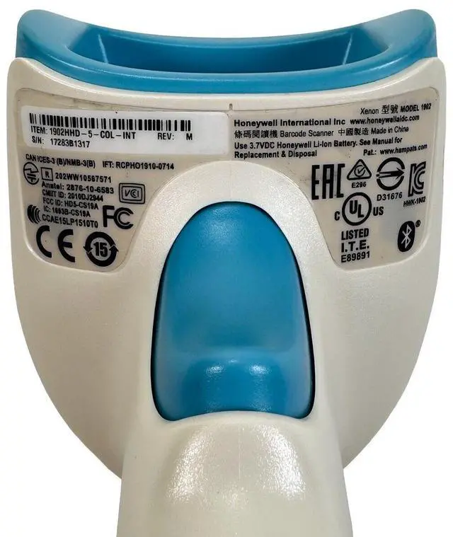 Alt view image 7 of 7 - Honeywell Xenon 1902 Barcode Scanner w/CCB01-010BT Cradle & USB Cord GRADE A!