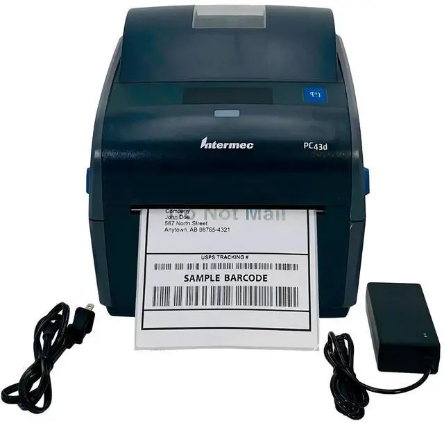 Main image of Intermec PC43d Direct Thermal Network Barcode Label Printer USB Ethernet