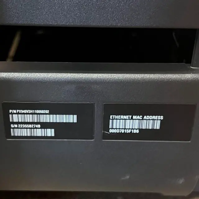 Alt view image 5 of 7 - Honeywell PX940 Industrial Thermal Label Printer Verifier Rewind LAN USB WiFi BT