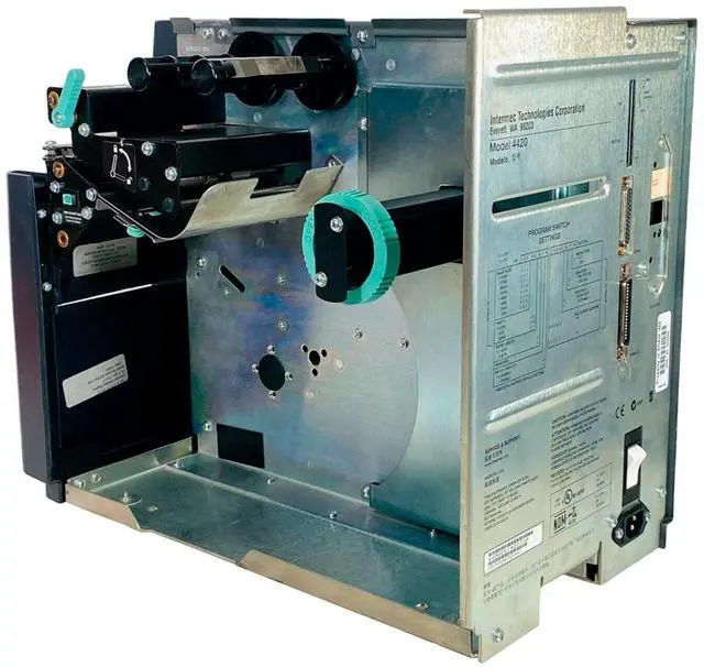 Alt view image 7 of 7 - Intermec 4420 Thermal Transfer Label Barcode Printer Serial Parallel Ethernet