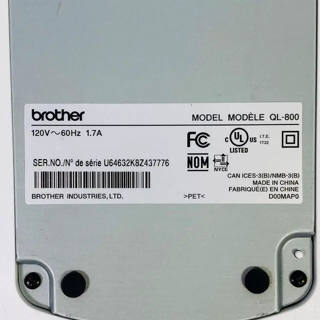 Alt view image 7 of 7 - Brother QL-800 High-Speed Professional Thermal Barcode Printer USB
