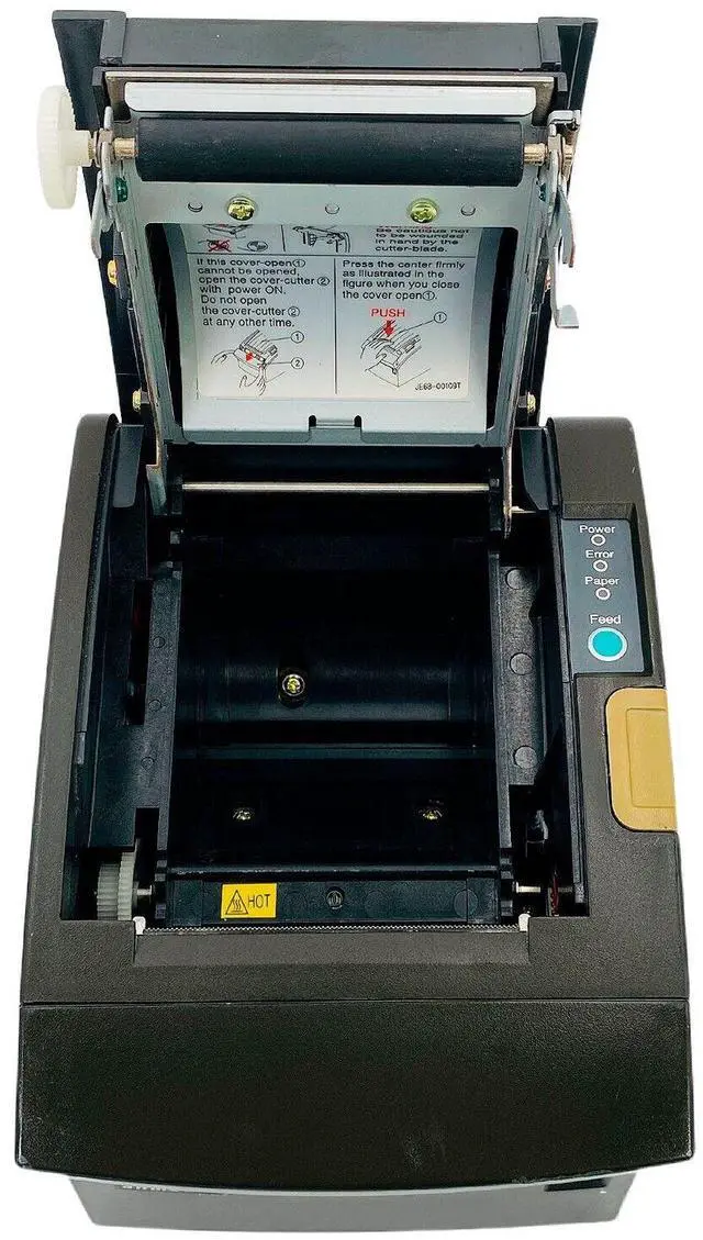 Alt view image 2 of 7 - Samsung Bixolon SRP-350G Direct Thermal Receipt POS Printer Serial TESTED