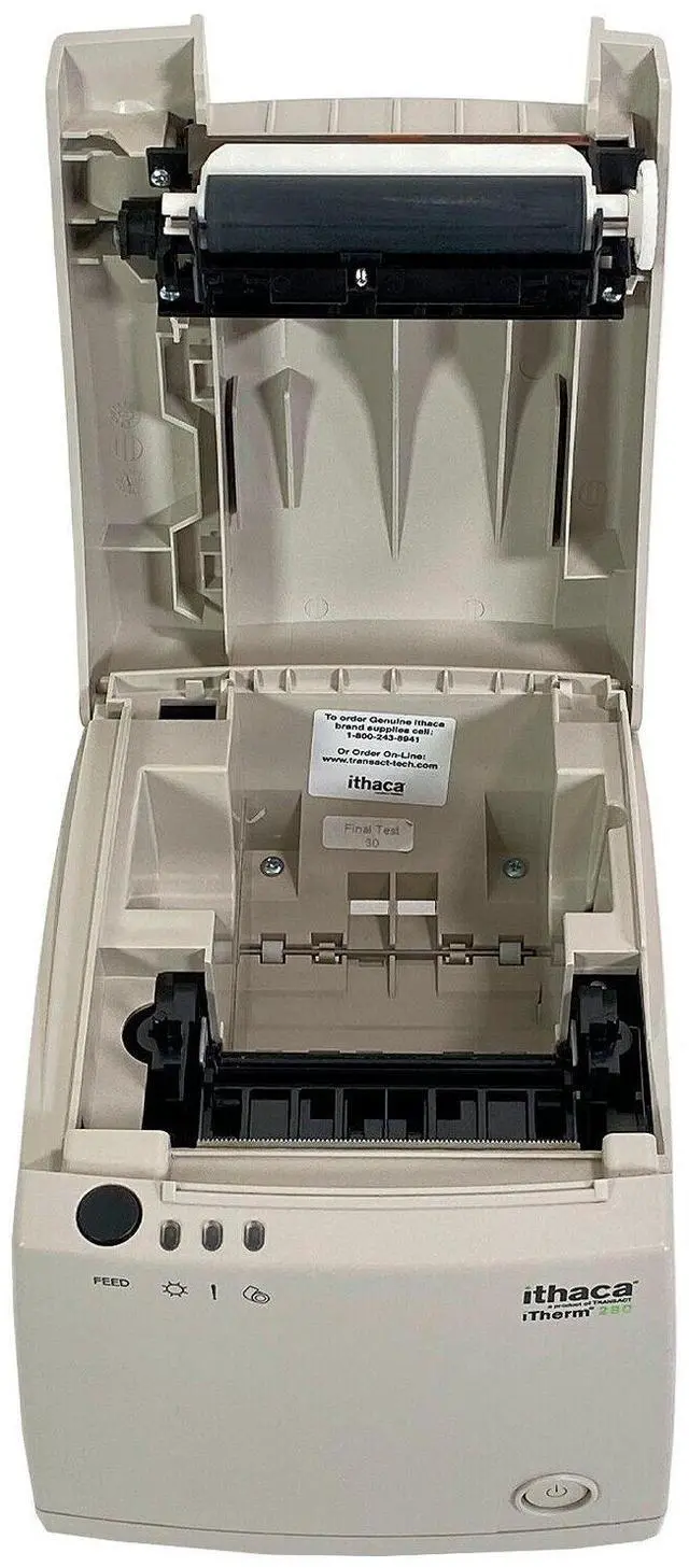 Alt view image 2 of 7 - TransAct Ithaca iTherm 280 Thermal POS Receipt Printer USB Cutter 203 DPI