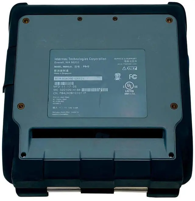 Alt view image 6 of 7 - Intermec PB42 Wireless Portable Receipt Warehouse Printer No Adapter No Battery
