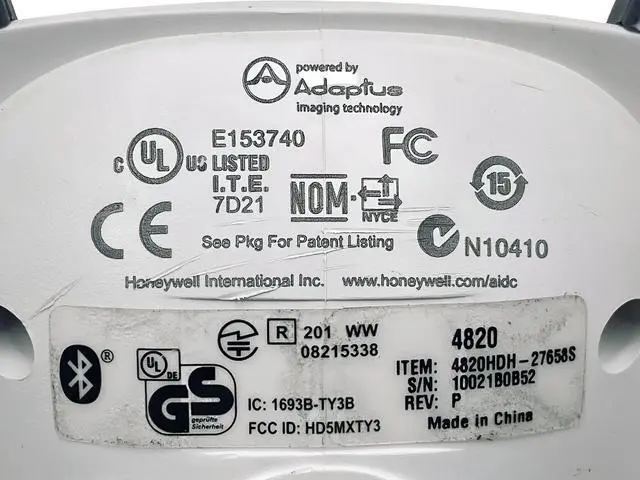 Alt view image 7 of 7 - Honeywell 4820 Wireless Cordless Barcode Scanner & Cradle w/Accessories GRADE A!