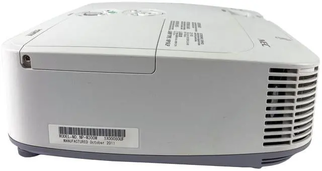 Alt view image 3 of 7 - NEC NP-M300W 3LCD Projector 3000 ANSI 1080p Included: HDMI, Remote, Power cable