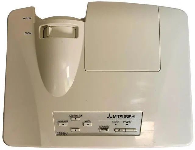 Alt view image 7 of 7 - Mitsubishi XD550U DLP Projector 3000 Lumens HDMI 1080p w/bundle