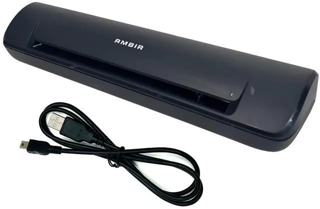 Main image of Ambir ImageScan Pro 490i Compact Pass-Through ID Card Scanner DS490-5 w/USB Cord