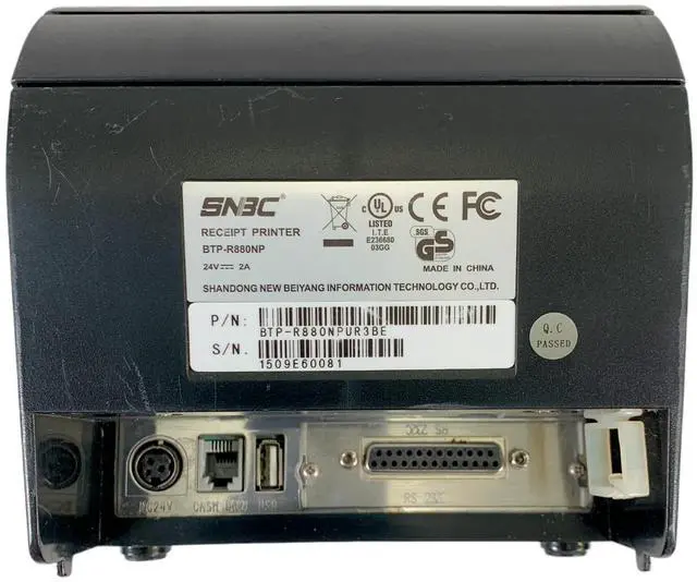 Alt view image 4 of 5 - SNBC BTP-R880NP Compact POS Thermal Receipt Printer USB Serial