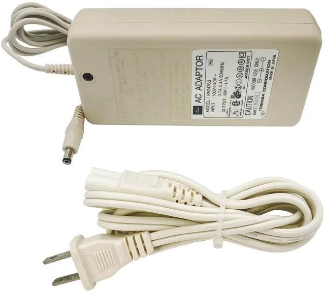 Alt view image 5 of 7 - Toshiba PA2478U 18VV 30WW Power Adapter   Genuine