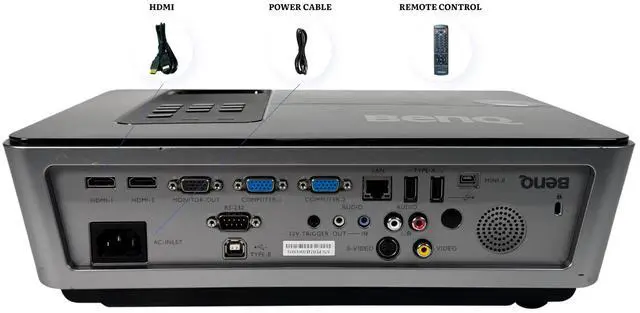 Alt view image 2 of 7 - BenQ SW916 DLP Projector 5,000 Lumens WXGA Large Venue Full HD PC 3D Ready HDMI