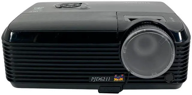 Alt view image 4 of 7 - ViewSonic PJD5112 DLP Projector Portable 2600 ANSI PC 3D Ready HDMI-Adapter