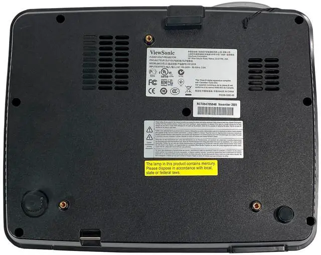 Alt view image 7 of 7 - ViewSonic PJD5112 DLP Projector Portable 2600 ANSI PC 3D Ready HDMI-Adapter