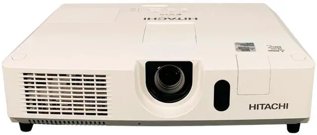 Alt view image 2 of 7 - Hitachi CP-X5021N 3LCD Projector 5000 ANSI Large Venue 1080p HDMI w/Remote