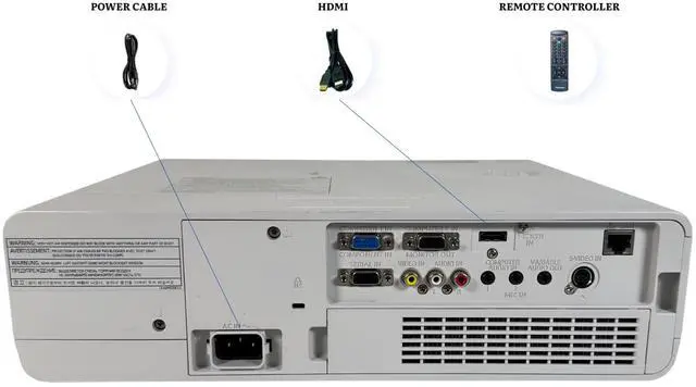 Alt view image 2 of 6 - Panasonic PT-VW440U 3LCD Projector 4800 Lumens Home Theater 1080p HDMI w/Bundle
