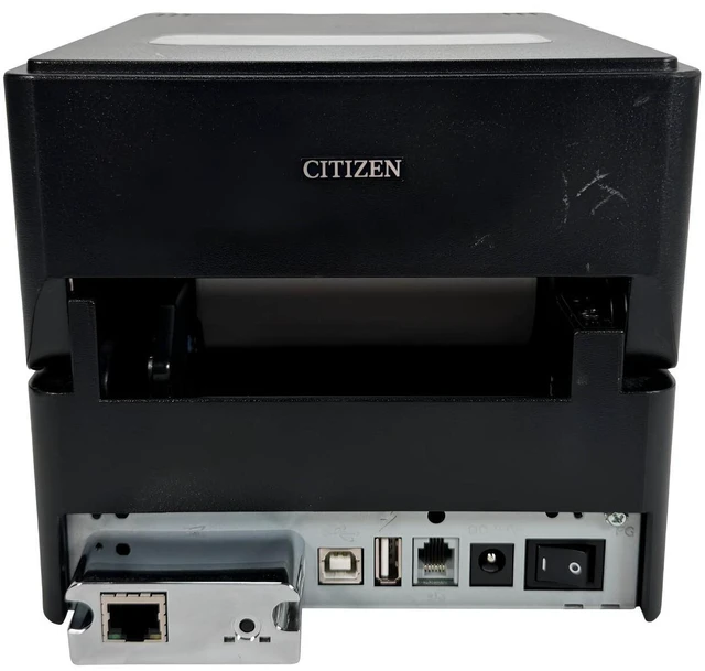 Alt view image 3 of 7 - Citizen CT-S4500 Hi-Speed POS Receipt Direct Thermal Printer USB LAN