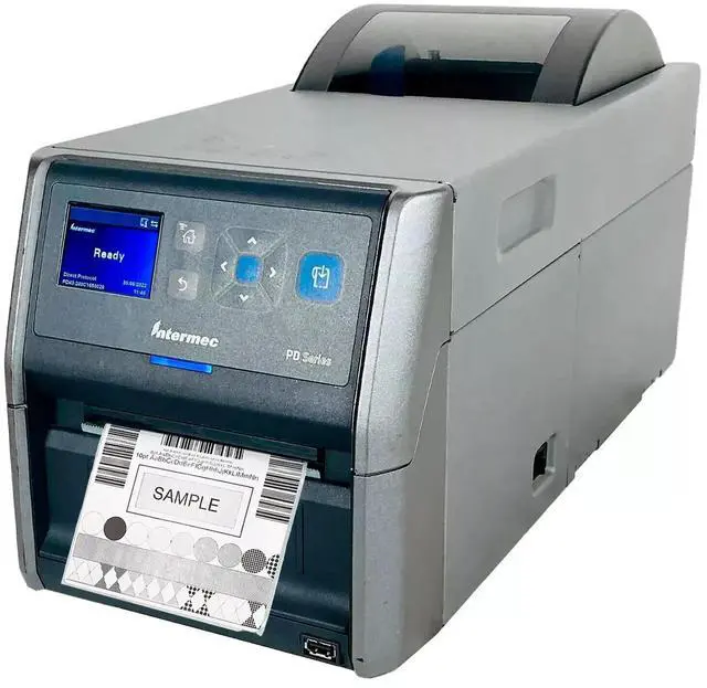Main image of Intermec PD43 Thermal Transfer Light Industrial Label Printer USB LAN