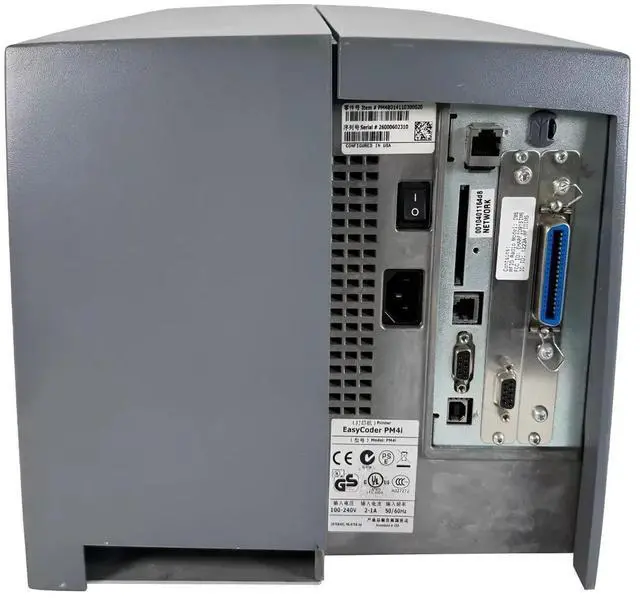 Alt view image 3 of 7 - Intermec EasyCoder PM4i RFID Thermal Transfer Label Printer LAN USB