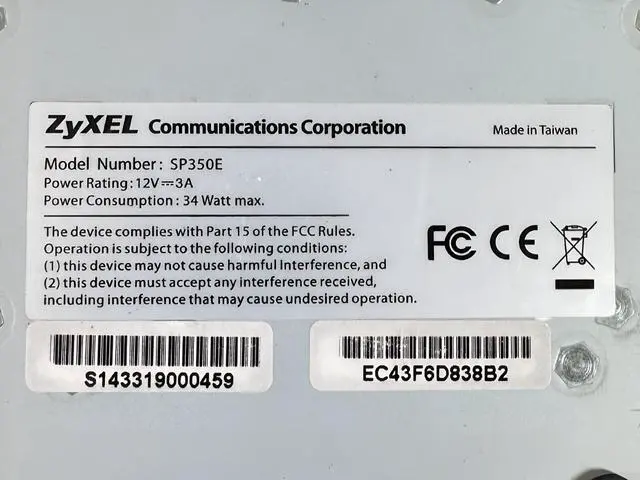 Alt view image 7 of 7 - Zyxel SP350E Direct Thermal POS Label Ticket Printer LAN Ethernet
