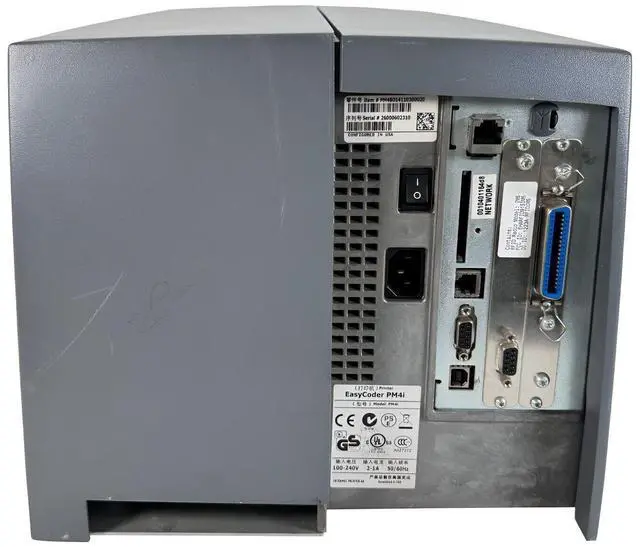 Alt view image 3 of 7 - Intermec EasyCoder PM4i RFID Thermal Transfer Label Barcode Printer Ethernet USB