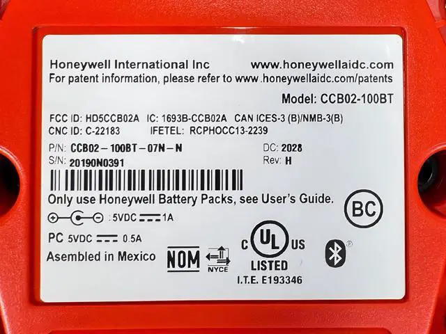 Alt view image 7 of 7 - Honeywell Granit 1991i 2D Barcode Scanner w/Dock & Bundle