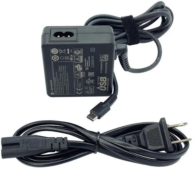 Alt view image 6 of 7 - New Original Dynabook USB-C 65W AC Adapter PA5352U-1ACA Power Supply 20V 3.25A
