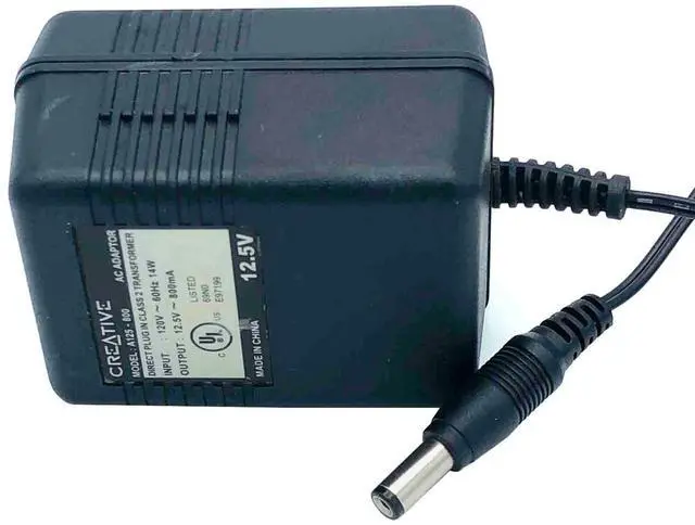 Alt view image 5 of 6 - Genuine Creative A125-800 Power Supply 12.5V 0.8A 10W AC Adapter - 5.5x2.1mm
