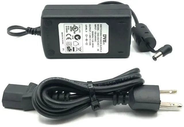 Alt view image 3 of 5 - Genuine DVE Netgear DSA-0421S-50 1 38 Switching Power Supply Adapter 48V 0.8A Buy It Now