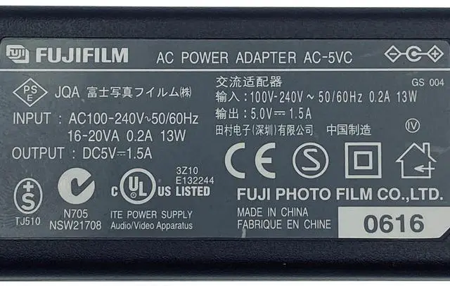 Alt view image 2 of 7 - Genuine Fujifilm AC Adapter AC-5VC Power Supply 5V 1.5A Charger - Tested OEM Buy It Now