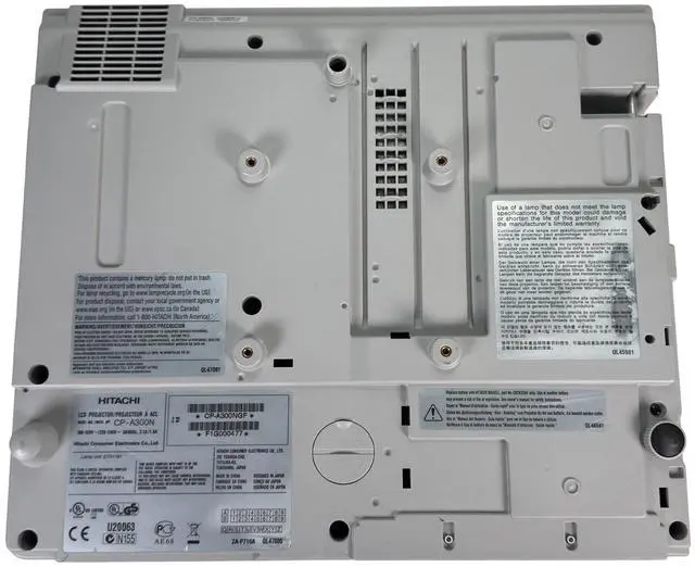 Alt view image 7 of 7 - Hitachi CP-A300N UST 3LCD Projector 4K for Classrooms 3000 Lumens Presentation