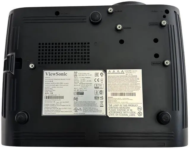 Alt view image 6 of 7 - ViewSonic PJD5153 DLP Projector 3300 Lumens Low Noise Operation w/Accessories