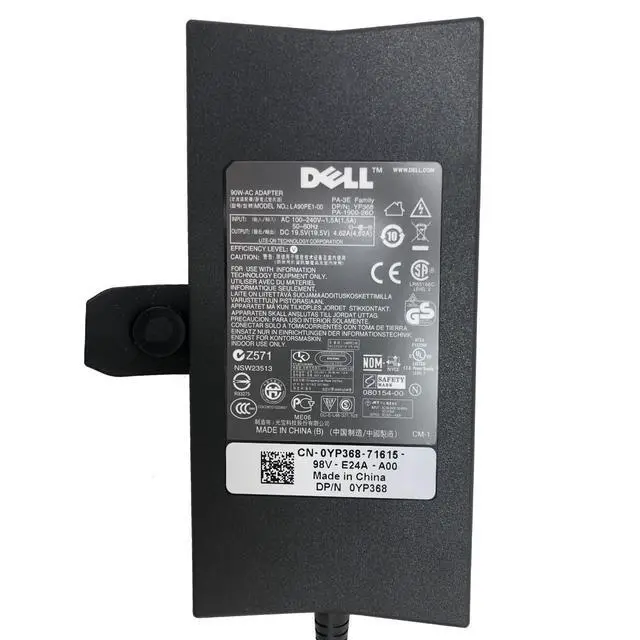 Alt view image 2 of 6 - Genuine Dell AC Adapter LA90PE1-01 DA90PE3-00 FA90PE1-00 19.5V 4.62A 90W 7.4mm