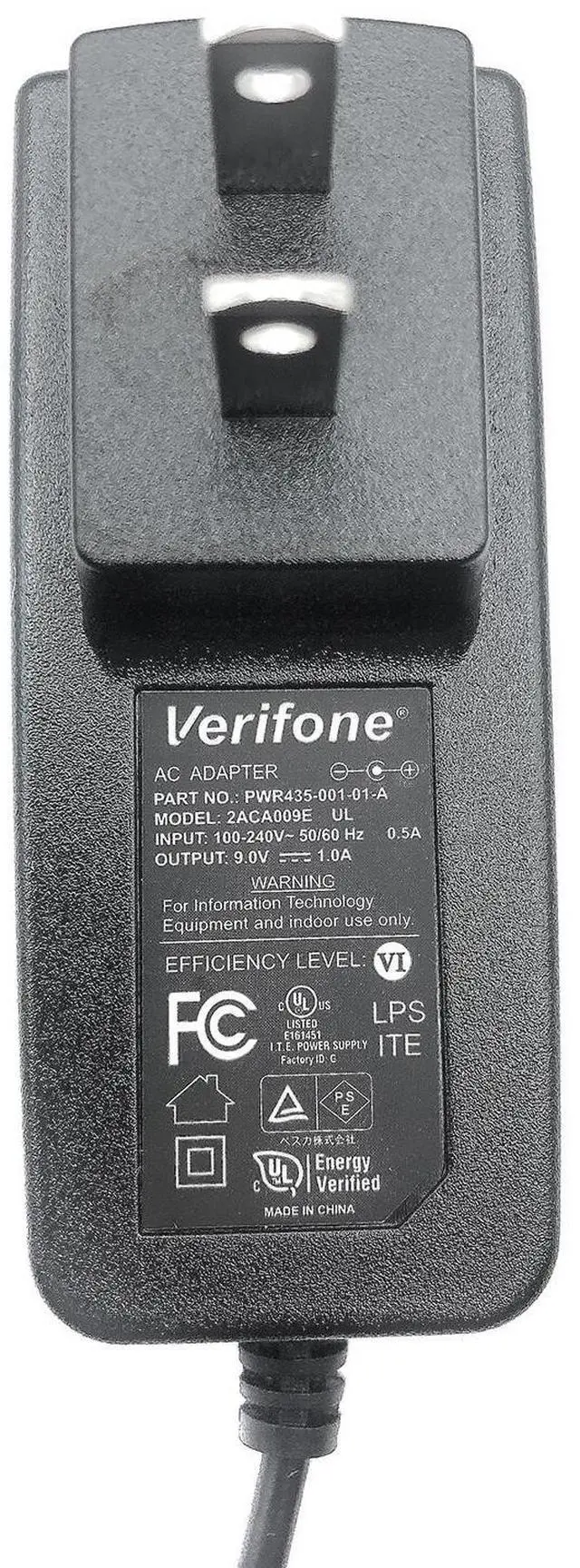 Alt view image 4 of 5 - Authentic VeriFone 2ACA009E 9V 1A 9W AC Adapter Power Supply