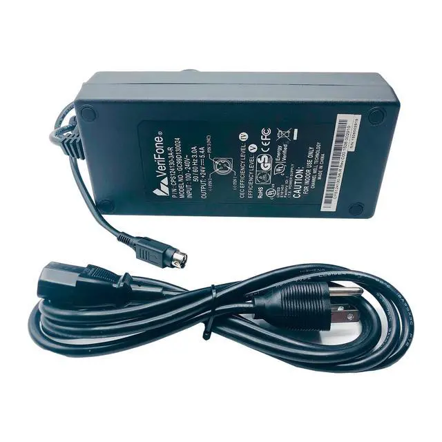 Alt view image 6 of 7 - Authentic VeriFone AC Adapter Power Supply For VeriFone Ruby Ci/Ruby2 Commander