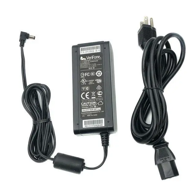 Alt view image 2 of 6 - Authentic VeriFone AC Adapter Power Supply For VeriFone VX570 VX510 Omni 3750