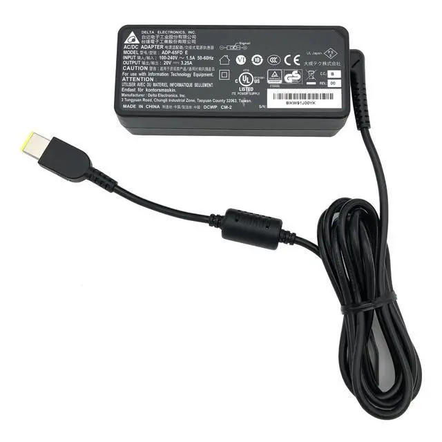 Alt view image 5 of 7 - Original Lenovo Delta 20V 3.25A AC Adapter ADP-65FD Laptops Power Supply