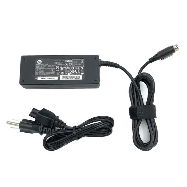 Alt view image 5 of 7 - Genuine 90W HP AC DC Adapter for Getac V100 V200 2-in-1 Laptop Tablet PC w/Cord