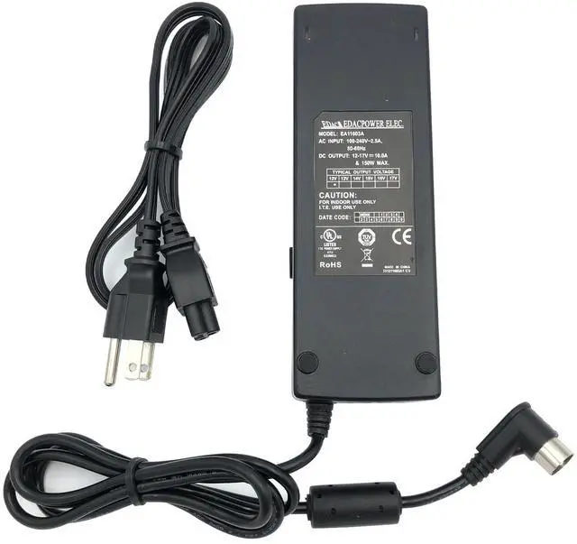Main image of Original EDac 170W AC Adapter EA11603A 12V-17V Power Supply 4-Pin
